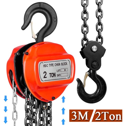 Chain hoist block and - chain, 2