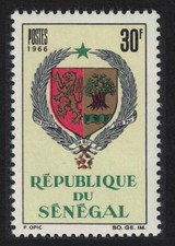 Senegal Arms of Senegal 1966
