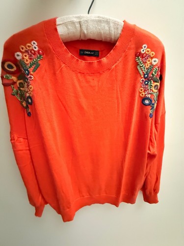 Zara knit orange - zara,