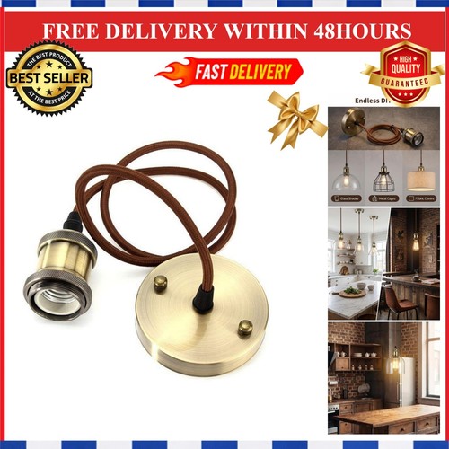 Vintage pendant light - light, fitting
