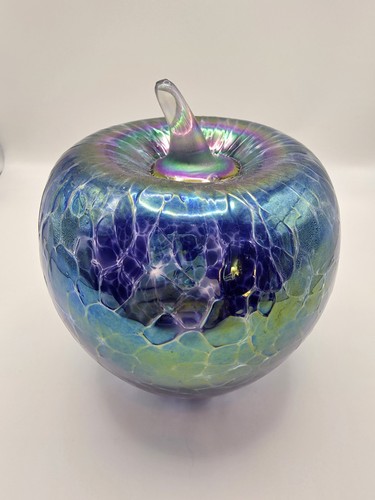 Heron glass large dark azure - dark,