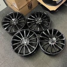 Ex Display 18" Mercedes Turbine Style Gloss Black alloys A-Class B-Class CLA