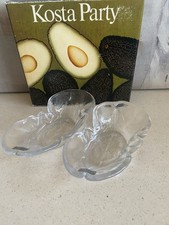 Vintage Kosta Party Embossed