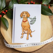 Hungarian Vizsla Christmas Card
