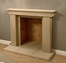 STONE FIREPLACE  SURROUND