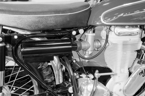 Ajs 350 scrambler motor show - scrambler,