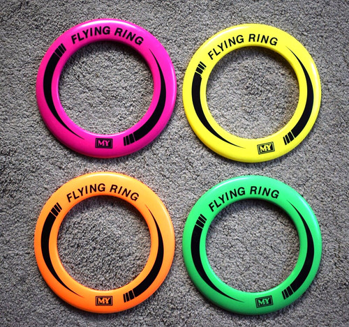 Large plastic flying - flying, ring