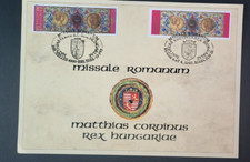 HUNGARY 1993 MISSALE ROMANUM Belgian & Hungarian commemorative card stamped RARE