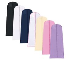 Hoesh Breathable 72" Long Zipped Bridal Prom Wedding Dress Cover Garment Bags