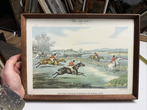 Fox hunting dinner tray - fox,