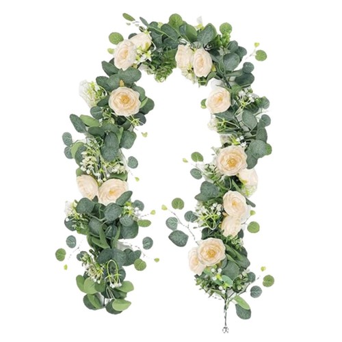 Artificial eucalyptus garland - artificial,