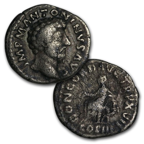 Roman silver denarius - roman,