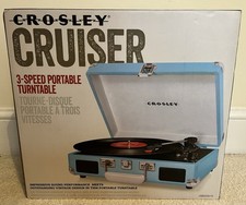 Crosley Cruiser Portable Record Player Blue