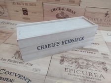 Wooden wine box crate - wine, ~