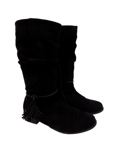 Skechers black boots - mid, calf