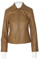 1990s Leather Jacket, Camel