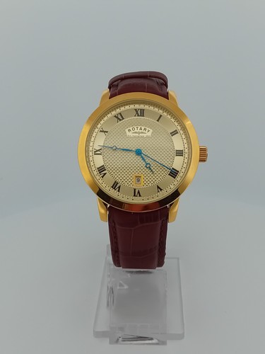 Mens rotary gold tone and - gold,