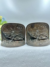Vintage Fishing Boat Bookends