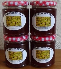4 Jars of Homemade Gooseberry