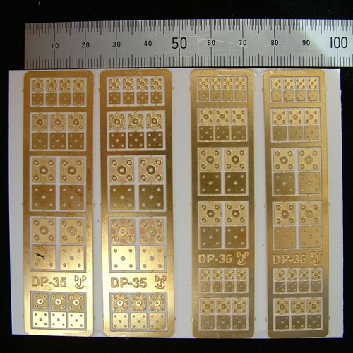Etched brass square - brass, pipe