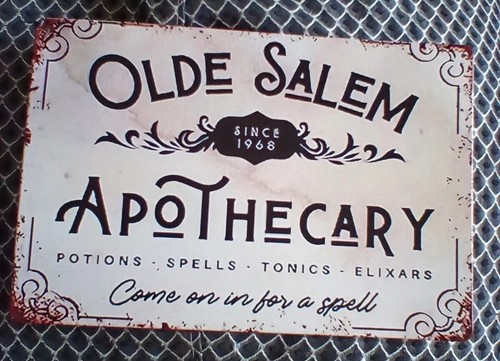 Retro olde salem apothecary - ,