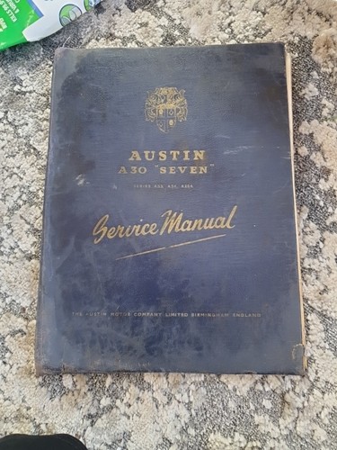 Hardback austin a30 - austin, seven