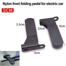 Secure Electric Moped Front Pedal Anti Slip Rubber Material Enhanced Safety