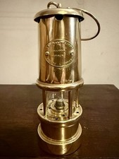 Brass Miner’s Safety Lamp