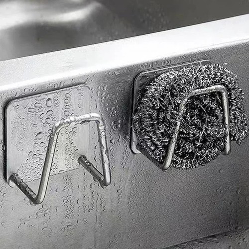 Stainless steel sink sponge - stainless,