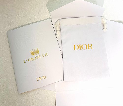 Dior white cotton drawstring - cotton,