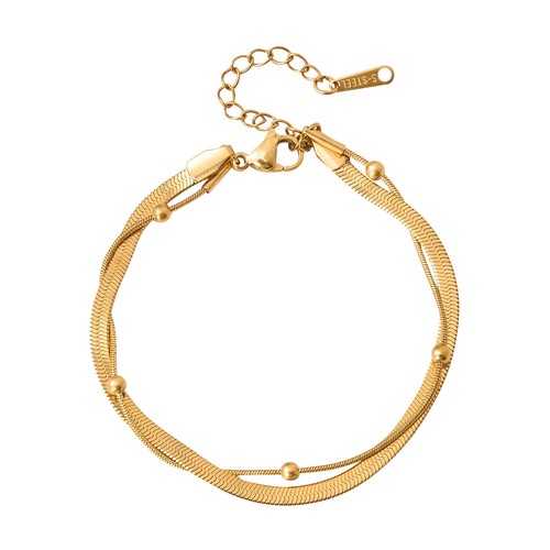Bracelet 18k gold - bracelet, plated