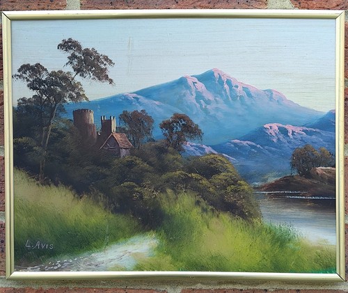 Beautiful vintage landscape