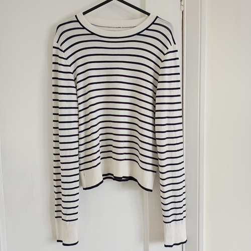 Black and white striped - and,