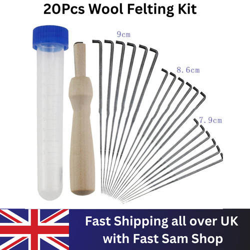 20x felting needles set - needles,