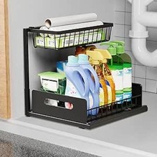 2 Tier Under Sink Storage
