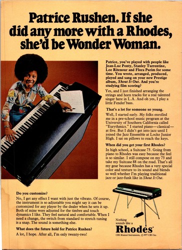 1978 rhodes keyboard piano - •rhodes,