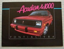 PONTIAC ACADIAN & 1000 1984