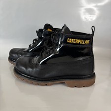 Caterpillar Black Leather UK 6
