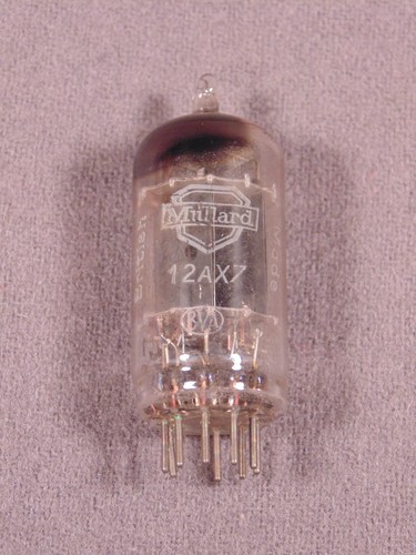 12ax7 mullard long - mullard, plate