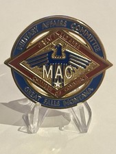 Great Falls Montana Military Affairs Committee Cut Out Challenge Coin - Rare