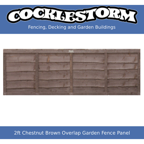 2ft high 6ft wide chestnut - high,