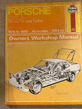 porsche 924 and turbo manual haynes 1976 to 1980 