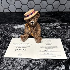 Beswick Bear Collection Bertie  Perfect Condition Boxed With Certificate