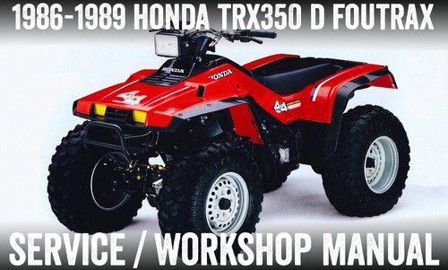 1986 1989 honda trx350d - honda,