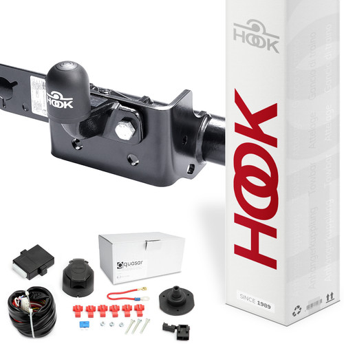 Complete fixed towbar - , for