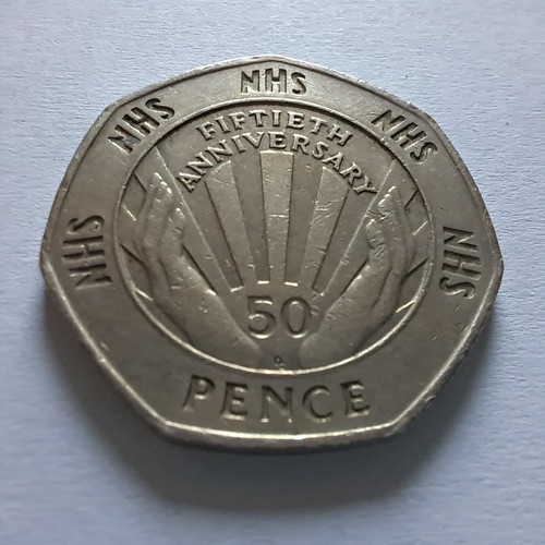 50p fifty pence coin - 50p,