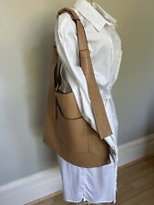 Zara Shoulder Tan Tote Bag