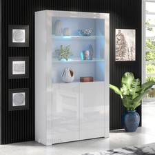 White Display Cabinet Modern