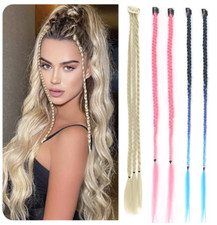 Clip-In Hair Extension Braids Dreadlocks Hair Extensions, Clip In Box Braids