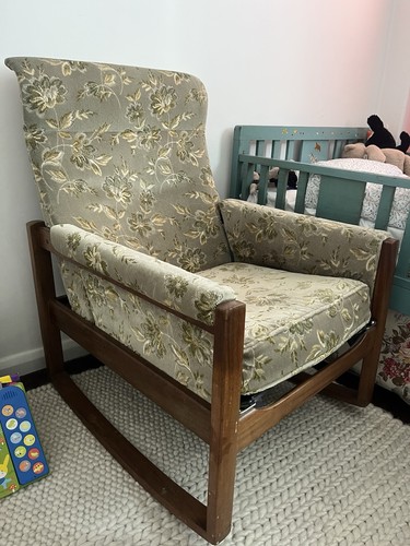 Midcentury teak furpro - midcentury, rocking